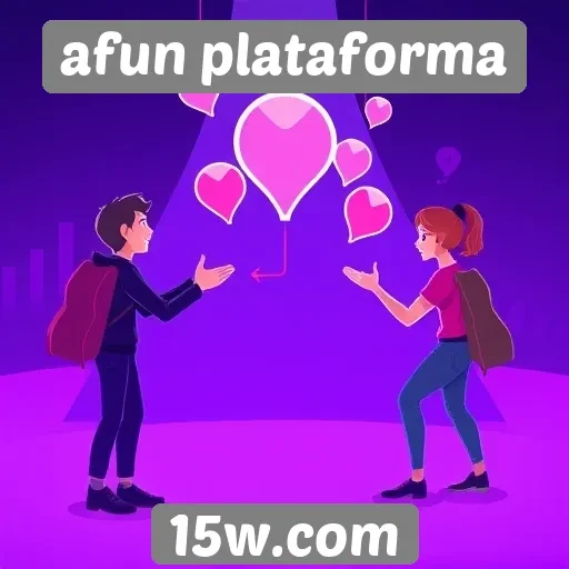Recursos de interação social na afun plataforma